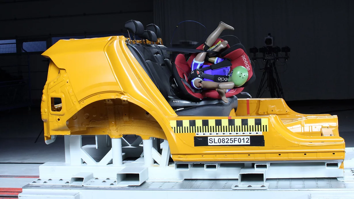 
										Zwei Kindersitze fallen durch
									